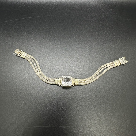 Sarda Quartz Byzantine Bracelet & Earrings Set - Picture 3 of 8